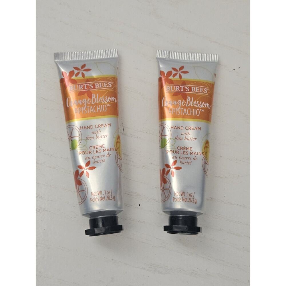 Burts Bees Orange Blossom & Pistachio Hand Cream with Shea Butter, 1 Oz - 2ct
